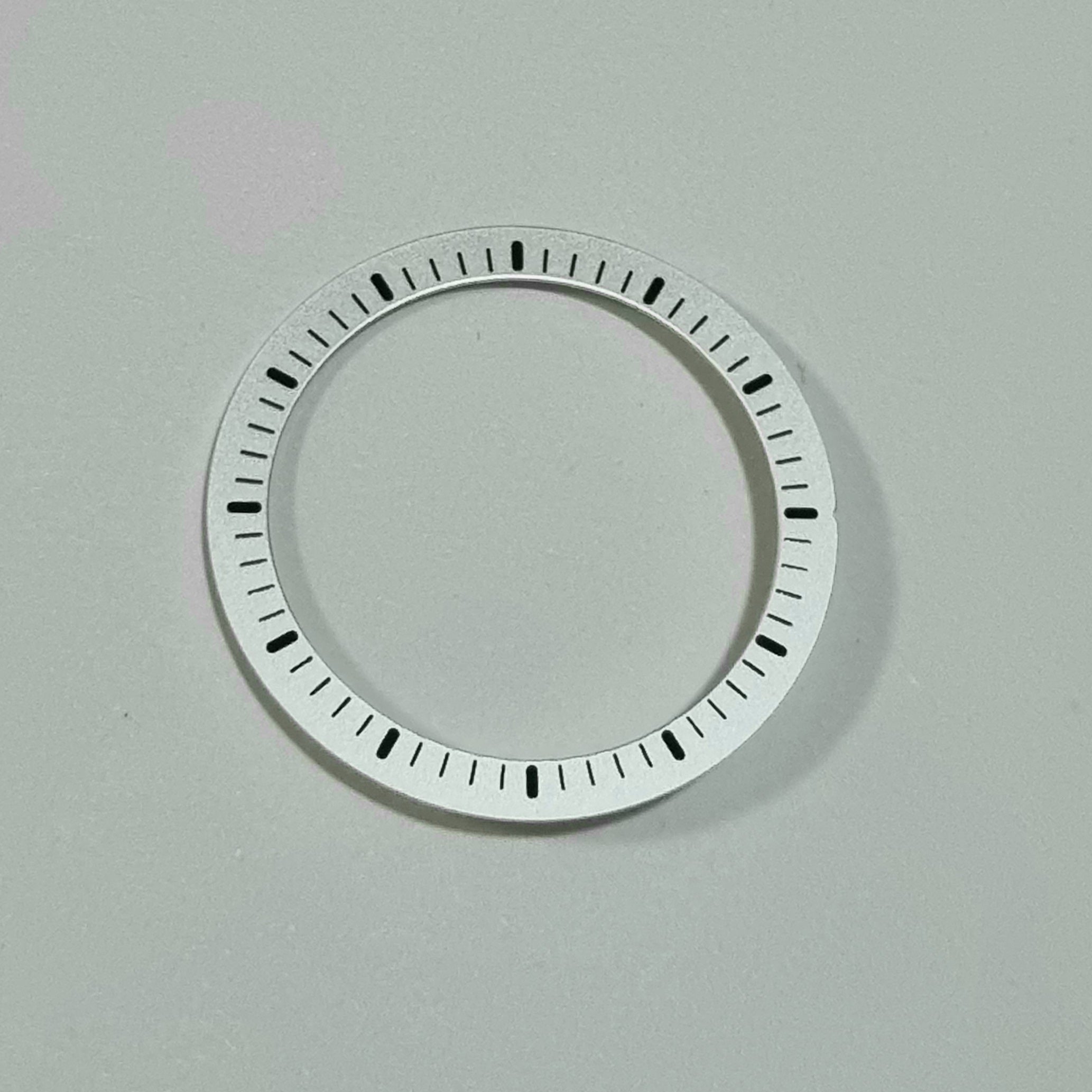 Sterile Minute-Track Dial - Silver with Black Indices - DIA109