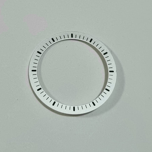 28.5mm Sterile Minute-Track Dial - Silver with Black Indices - DIA109