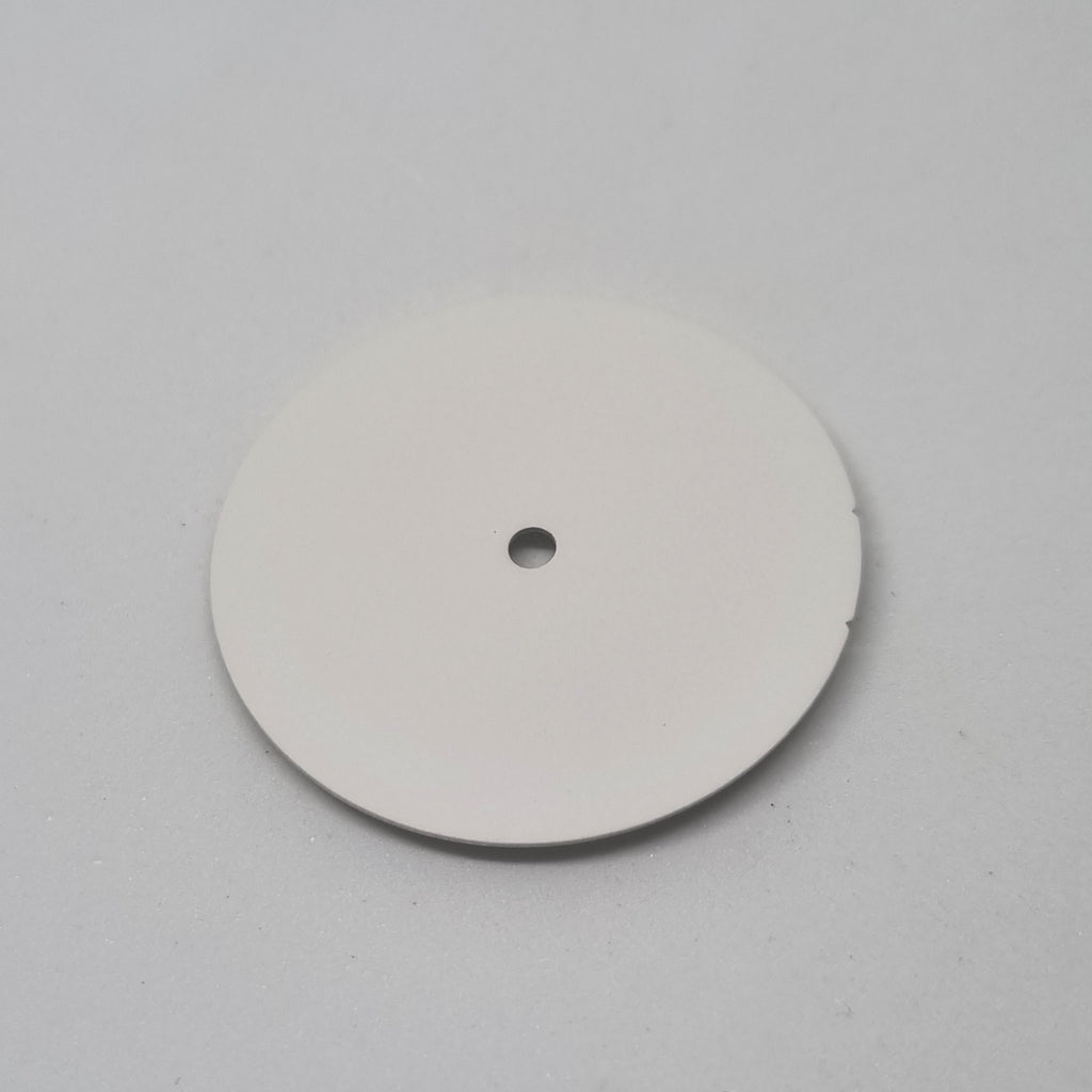 DIA101W Sterile Matte White Blank Brass Dials for Customisation / Modification