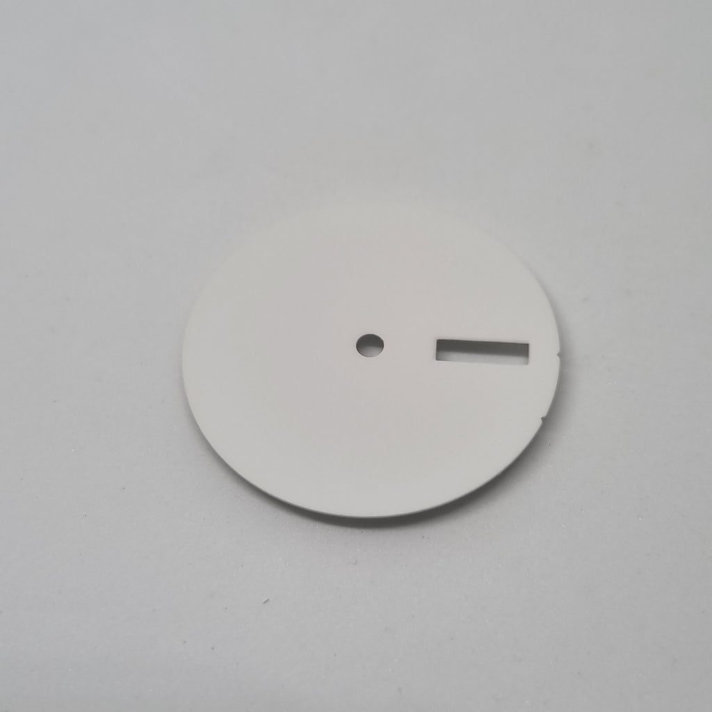 DIA101W Sterile Matte White Blank Brass Dials for Customisation / Modification