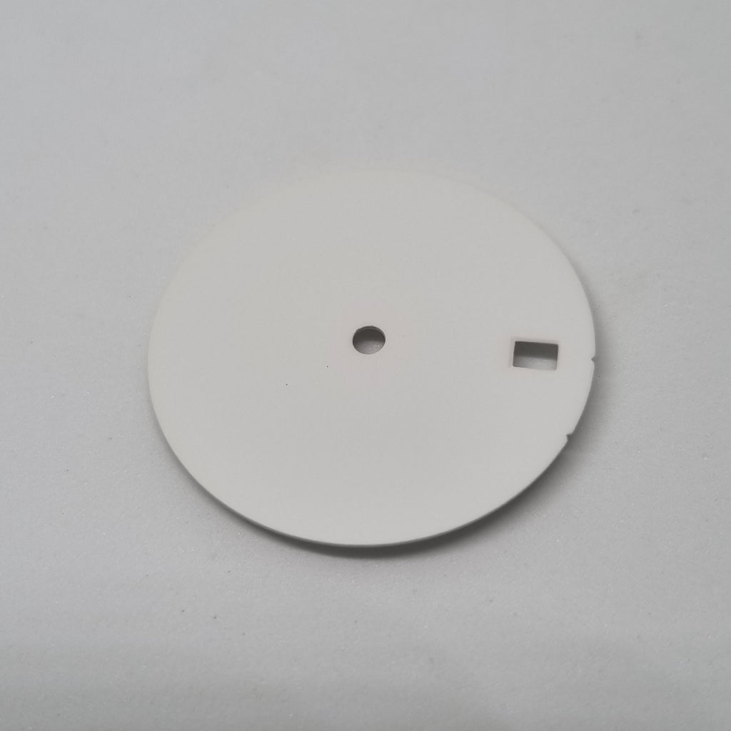 DIA101W Sterile Matte White Blank Brass Dials for Customisation / Modification
