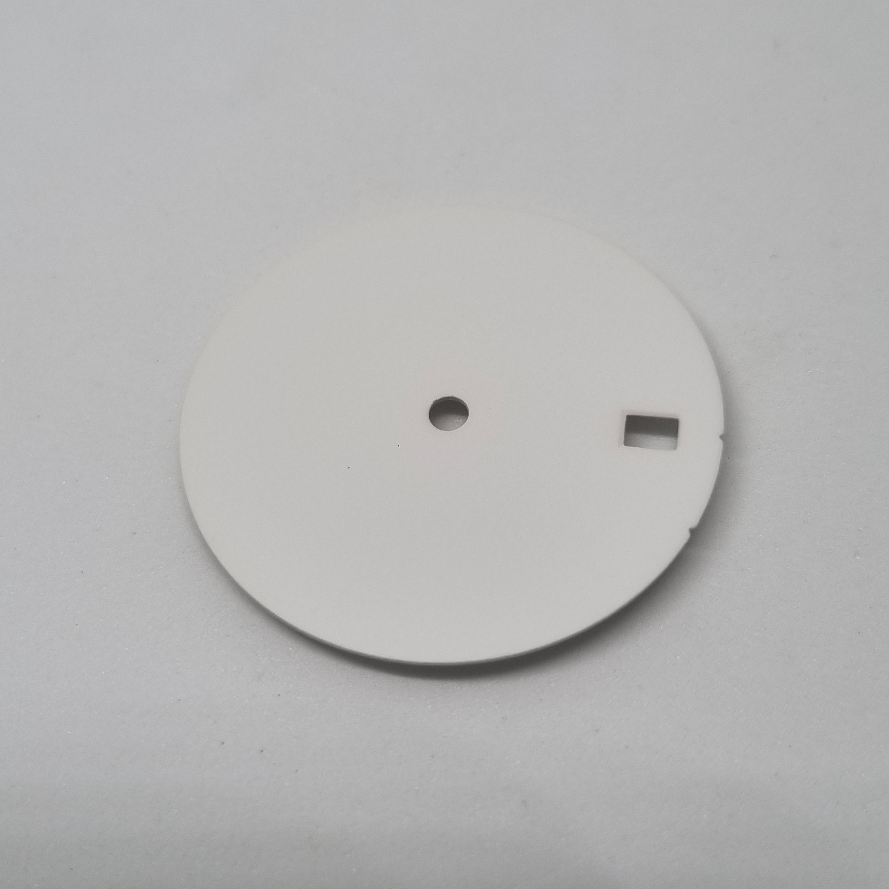 DIA101W Sterile Matte White Blank Brass Dials for Customisation / Modification
