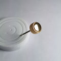 CRN026 SKX007 Polished Gold Coin-Edged Crown