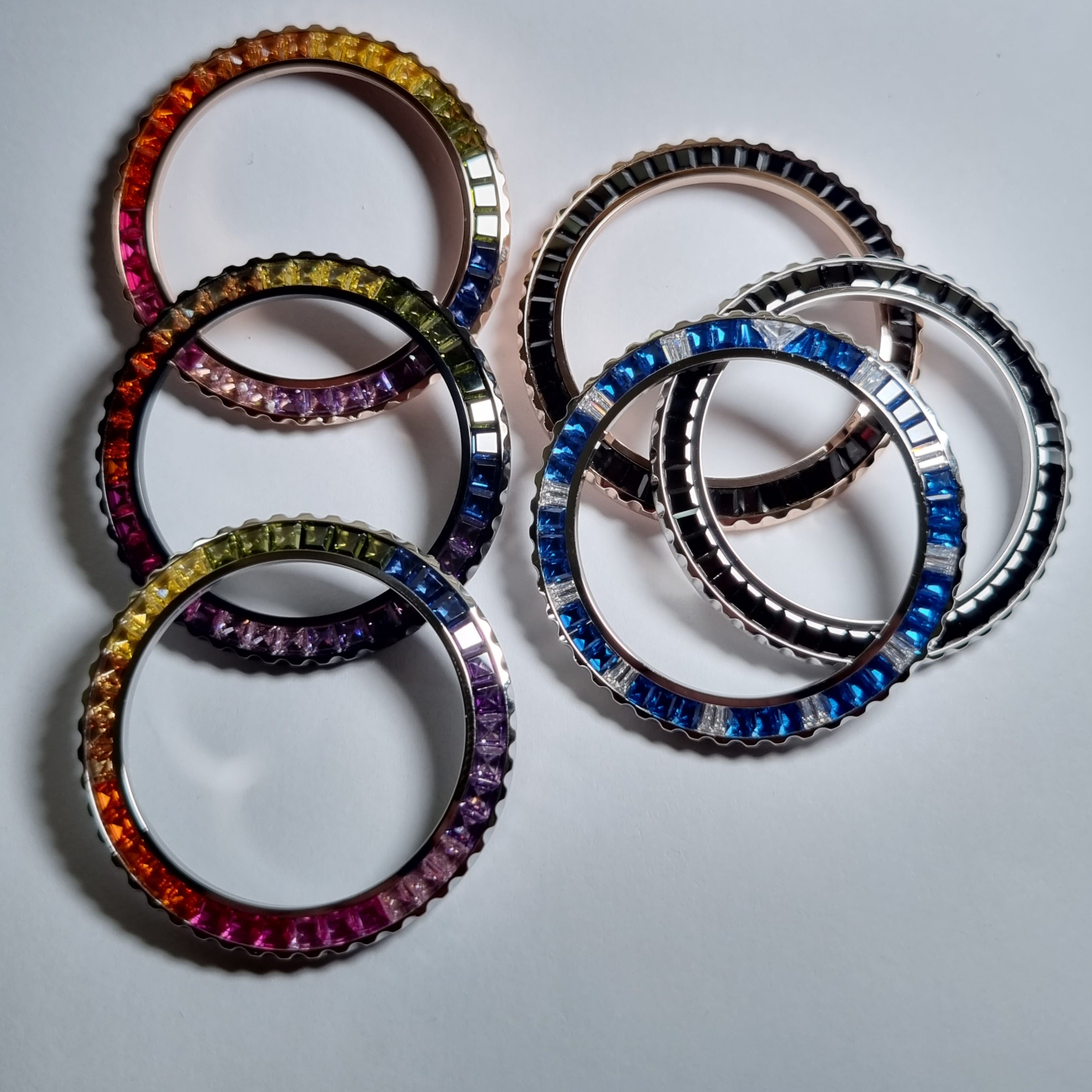 BEZ008 Polished Jewelled Bezel