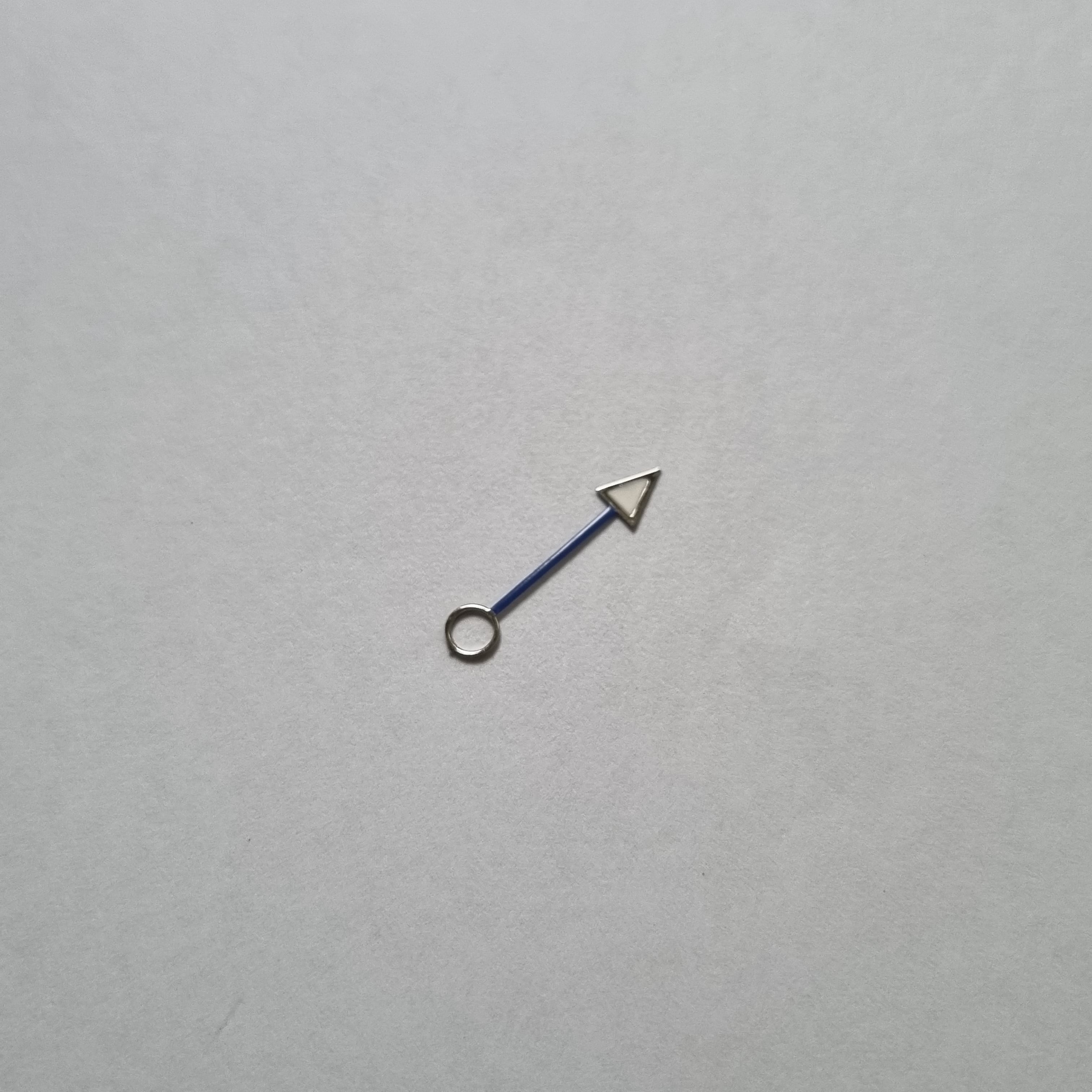 GMT Hand For NH34 / 4R34 - Blue and Silver - HAN092