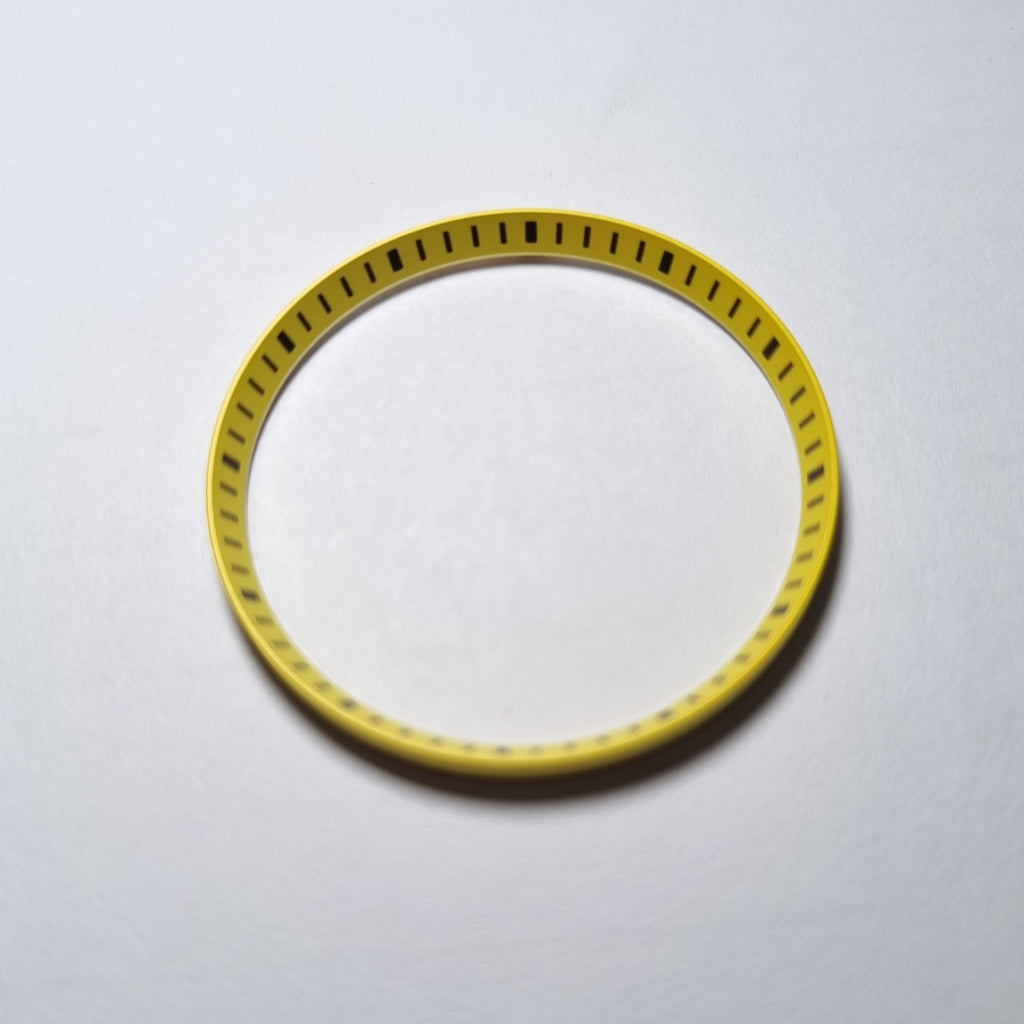 CHR040 Yellow with Black Markers Chapter Ring for SKX007 / SKX009 / SRPD