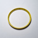 CHR040 Yellow with Black Markers Chapter Ring for SKX007 / SKX009 / SRPD