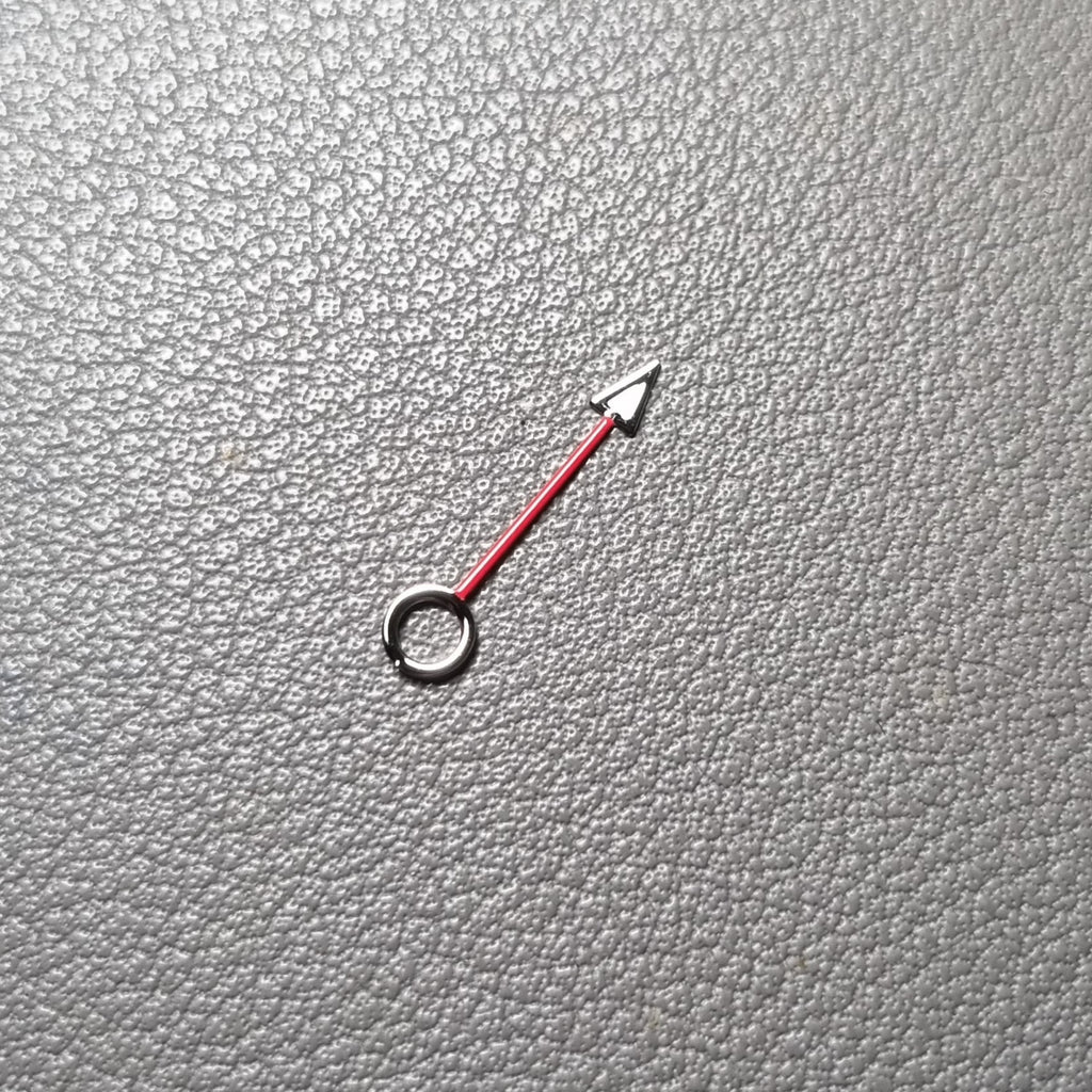 GMT Hand For NH34 / 4R34 - Red and Silver (Small Arrow) - HAN091A