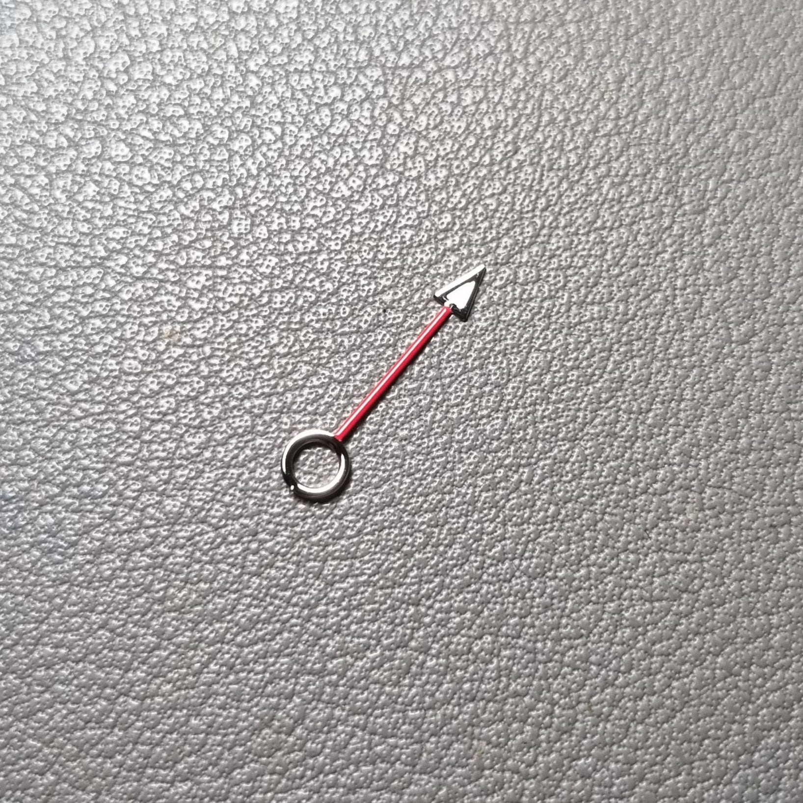 GMT Hand For NH34 / 4R34 - Red and Silver (Small Arrow) - HAN091A