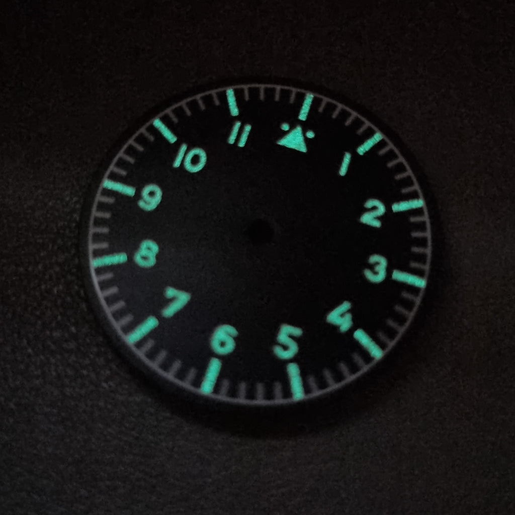 DIA046 Sterile Black Pilot Dial