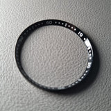 CHR046 Polished Black Spectre Chapter Ring for SKX007 / SKX009 / SRPD
