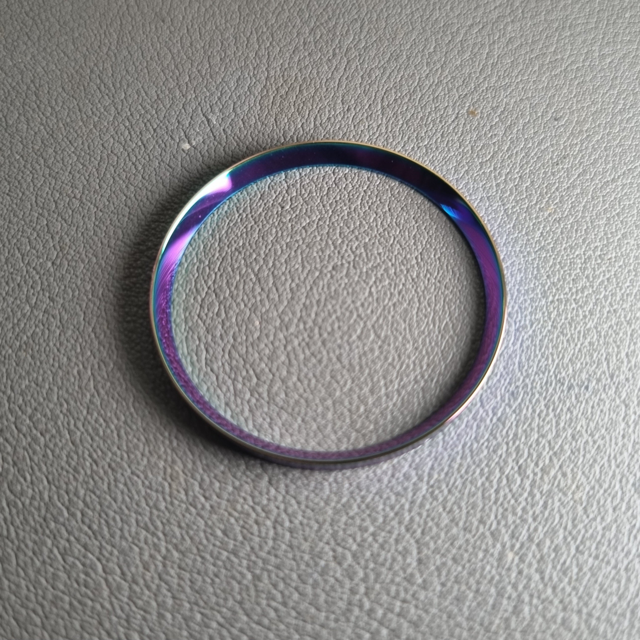 CHR049 Polished Oil Slick Chapter Ring for SKX007 / SKX009 / SRPD