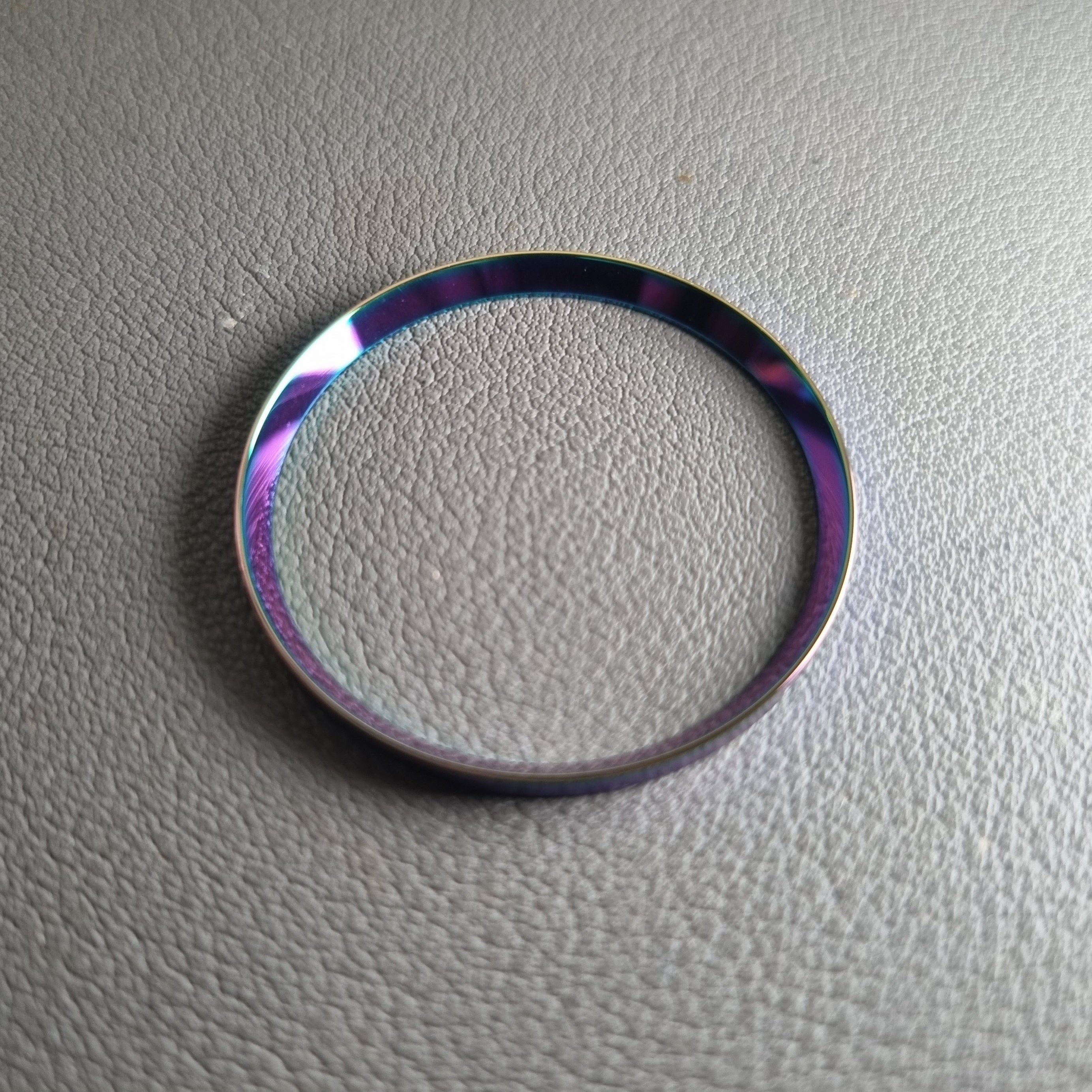 CHR049 Polished Oil Slick Chapter Ring for SKX007 / SKX009 / SRPD