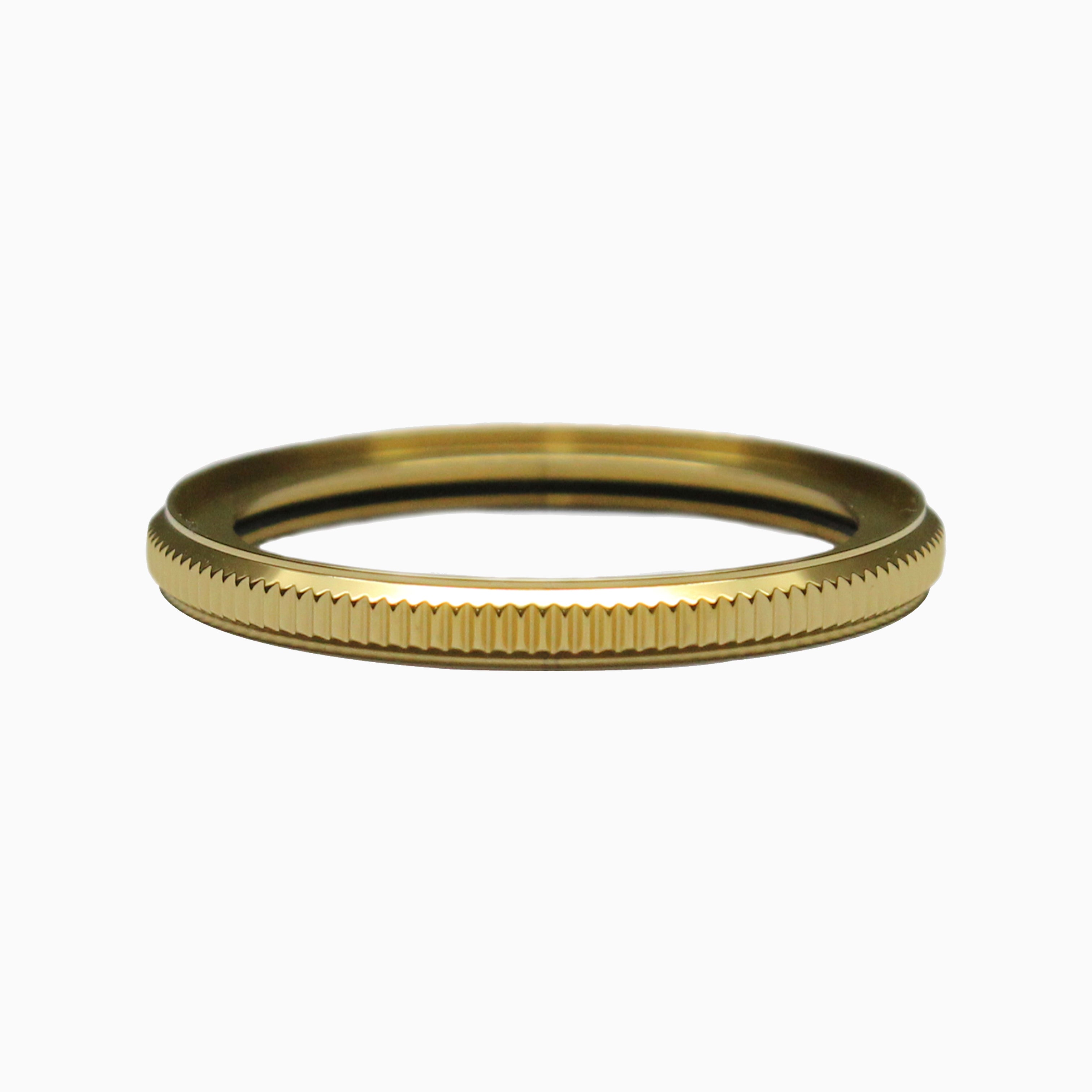 BEZ012 Polished Coin Edge Bezel - Gold
