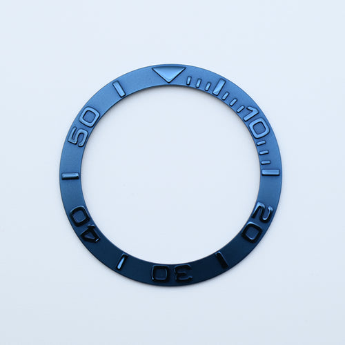 BZI001BLST 38mm Metallic Blue YM Style Sloped Steel Insert