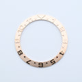 BZI001RGST 38mm Dual Time Rose Gold YM Style Sloped Steel Insert