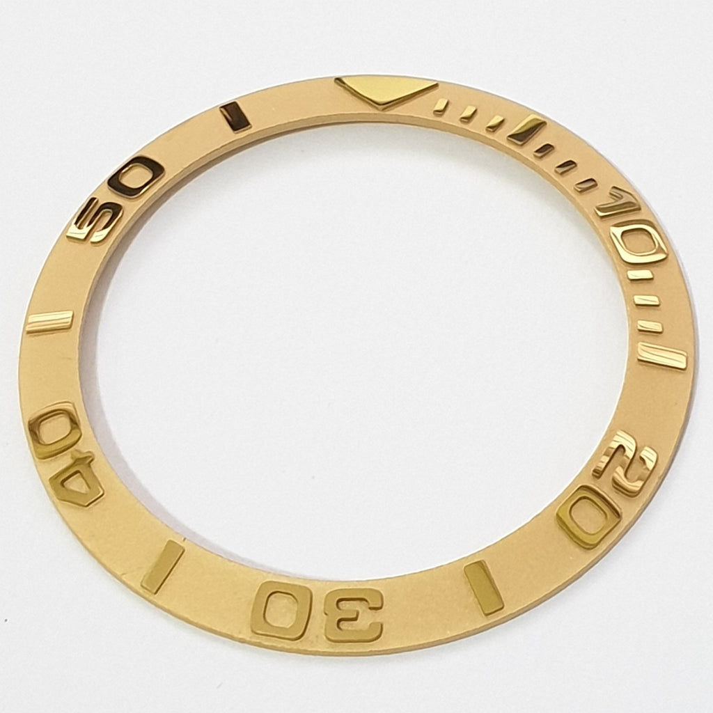BZI002GD 38mm Gold Yachtmaster Style Sloped Insert