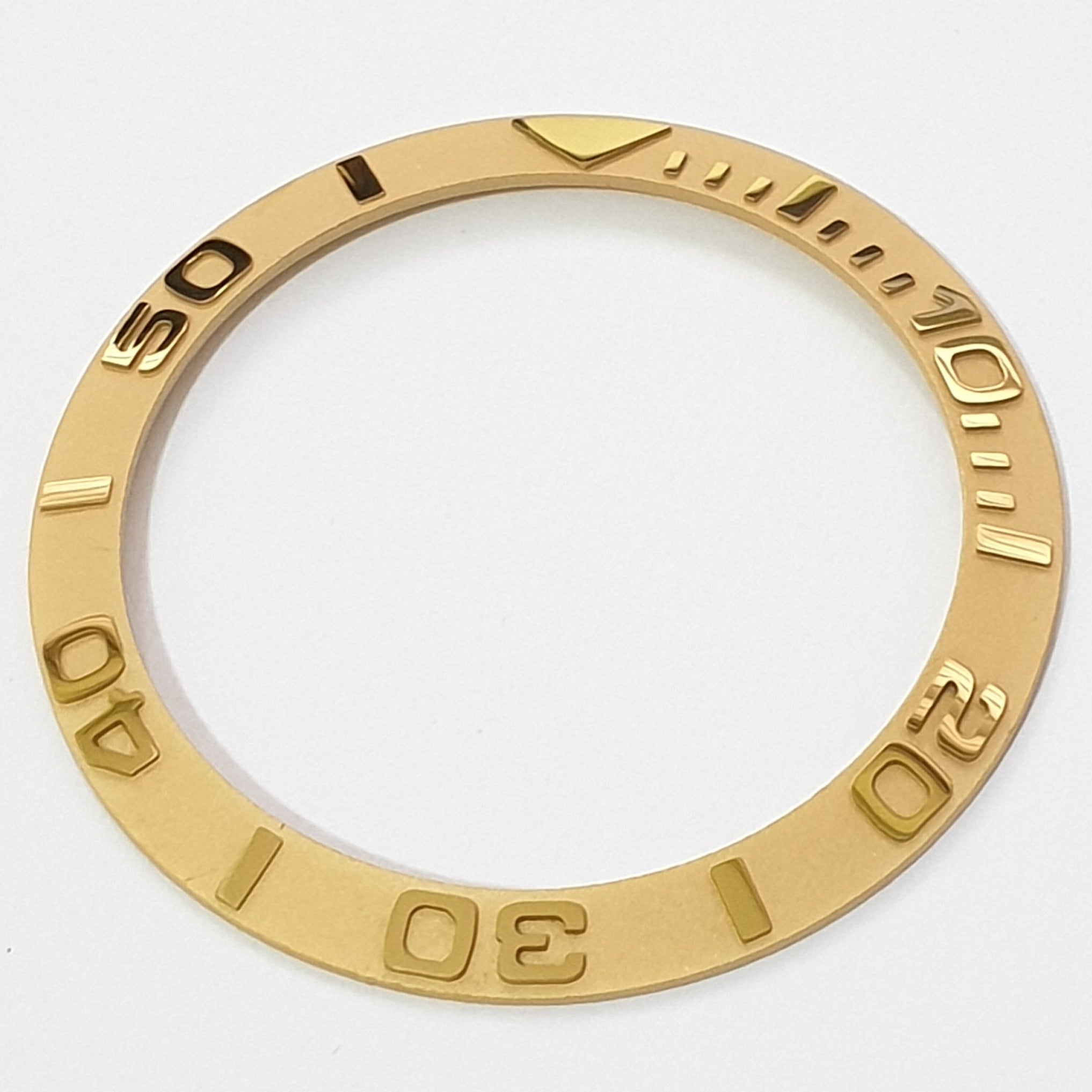 BZI002GD 38mm Gold Yachtmaster Style Sloped Insert