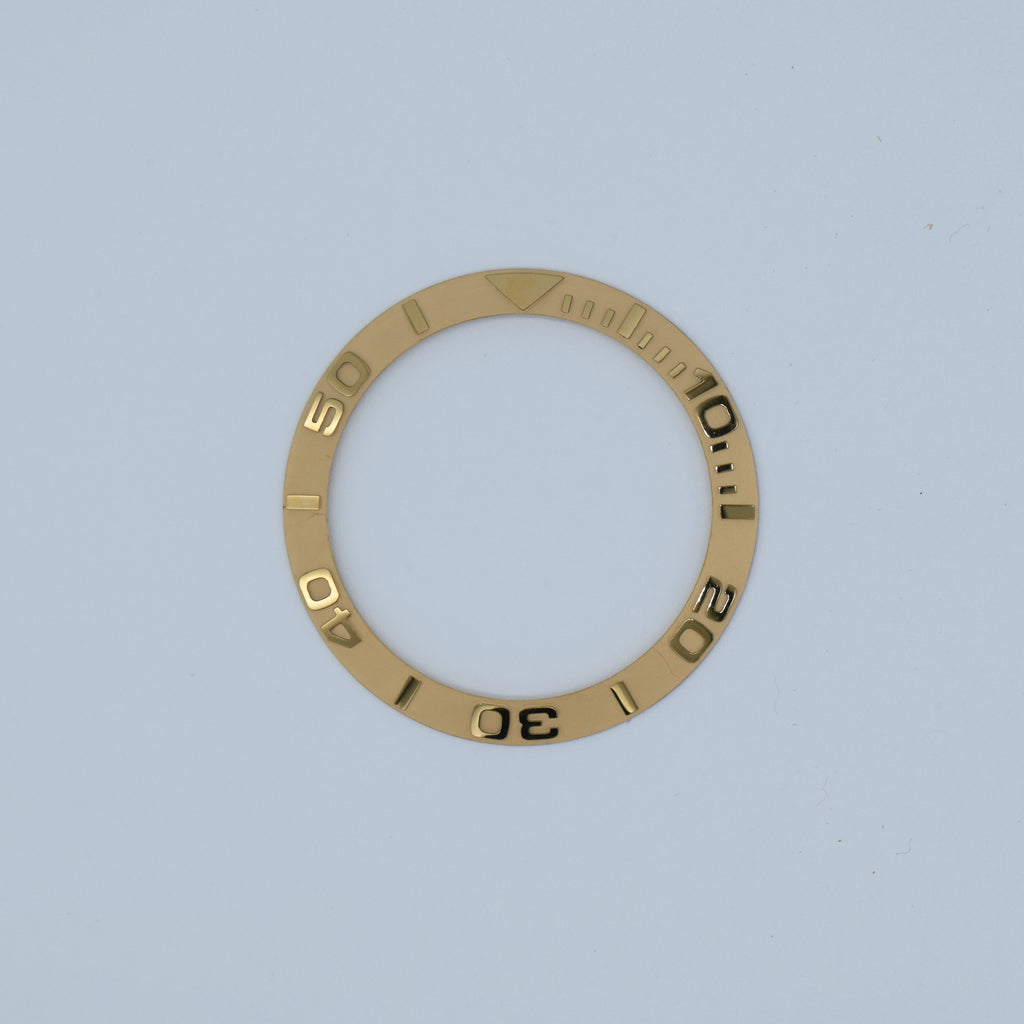 BZI002GD 38mm Gold Yachtmaster Style Sloped Insert