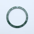 BZI002GR 38mm Green Yachtmaster Style Sloped Ceramic Insert