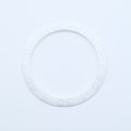 BZI002WH 38mm Ghost White Yachtmaster Style Sloped Insert