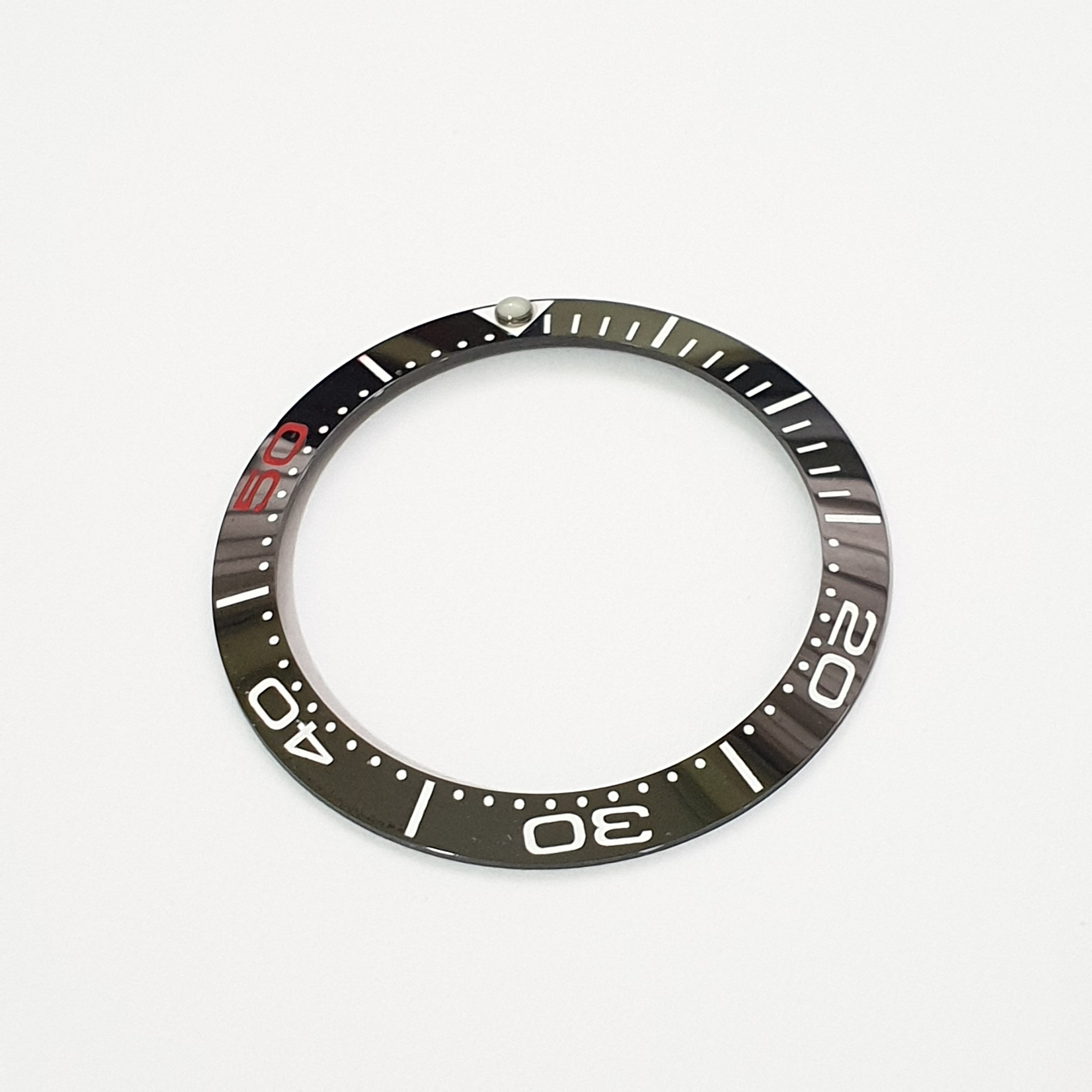 BZI005 38mm Black with Red 50 SMP Style Sloped Ceramic Insert