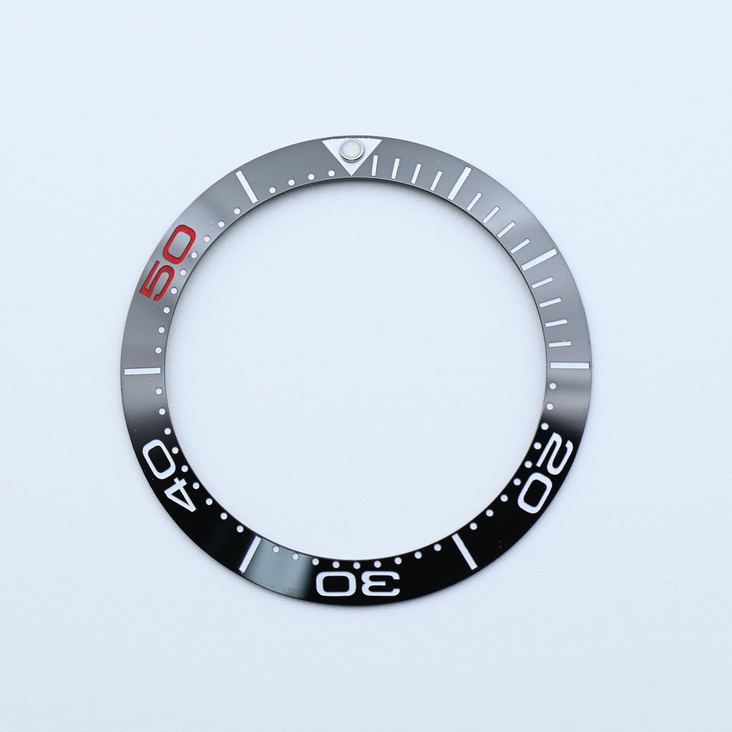 BZI005 38mm Black with Red 50 SMP Style Sloped Ceramic Insert