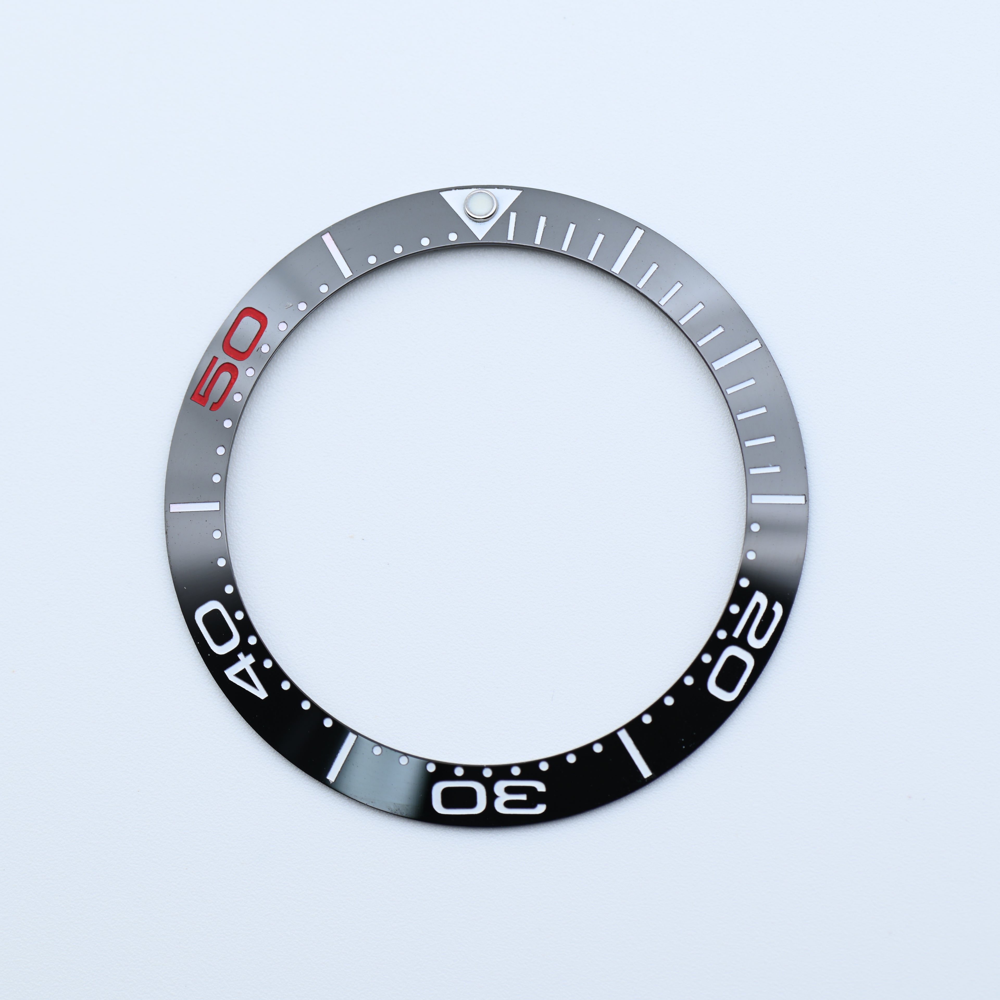 BZI005 38mm Black with Red 50 SMP Style Sloped Ceramic Insert