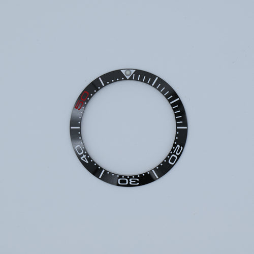 BZI005 38mm Black with Red 50 SMP Style Sloped Ceramic Insert