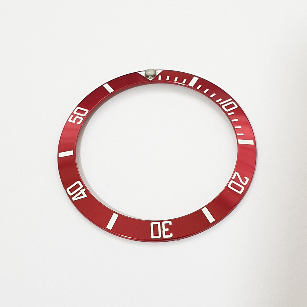 BZI006RD 38mm Red Sub Style Sloped Aluminium Insert