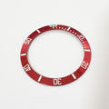 BZI006RD 38mm Red Sub Style Sloped Aluminium Insert