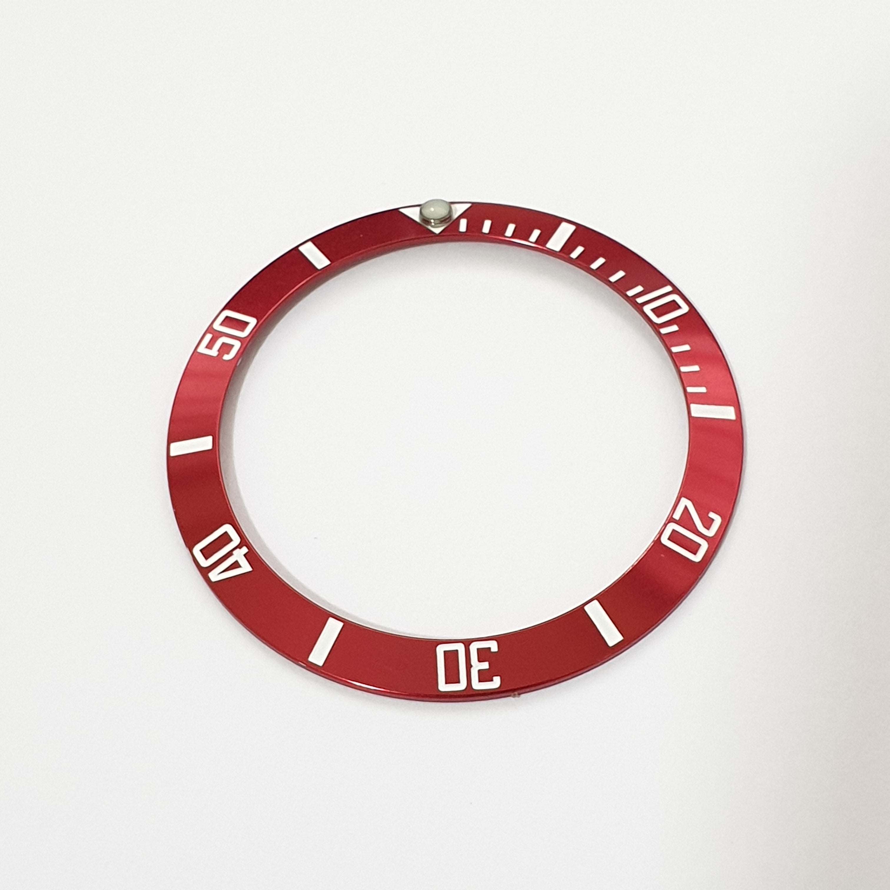 BZI006RD 38mm Red Sub Style Sloped Aluminium Insert