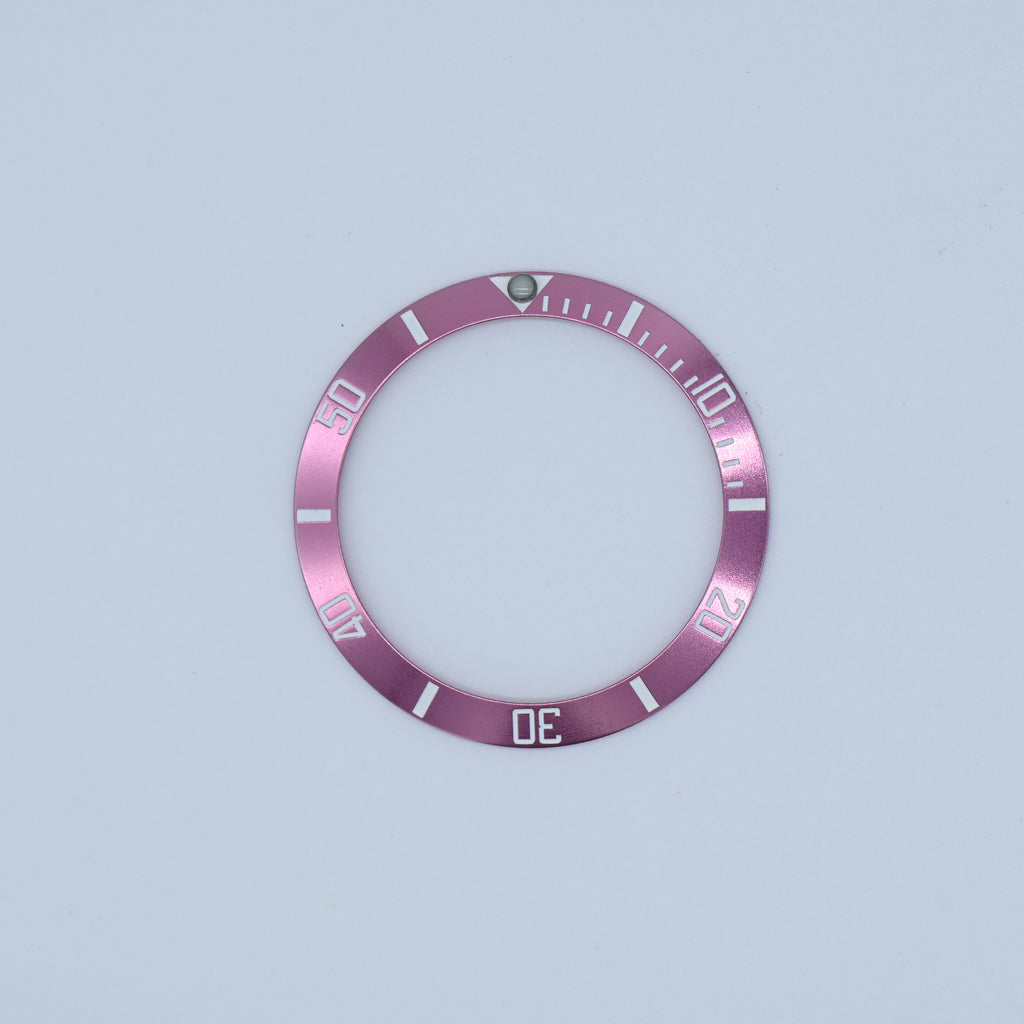 BZI006FU 38mm Fuchsia Sub Style Sloped Aluminium Insert