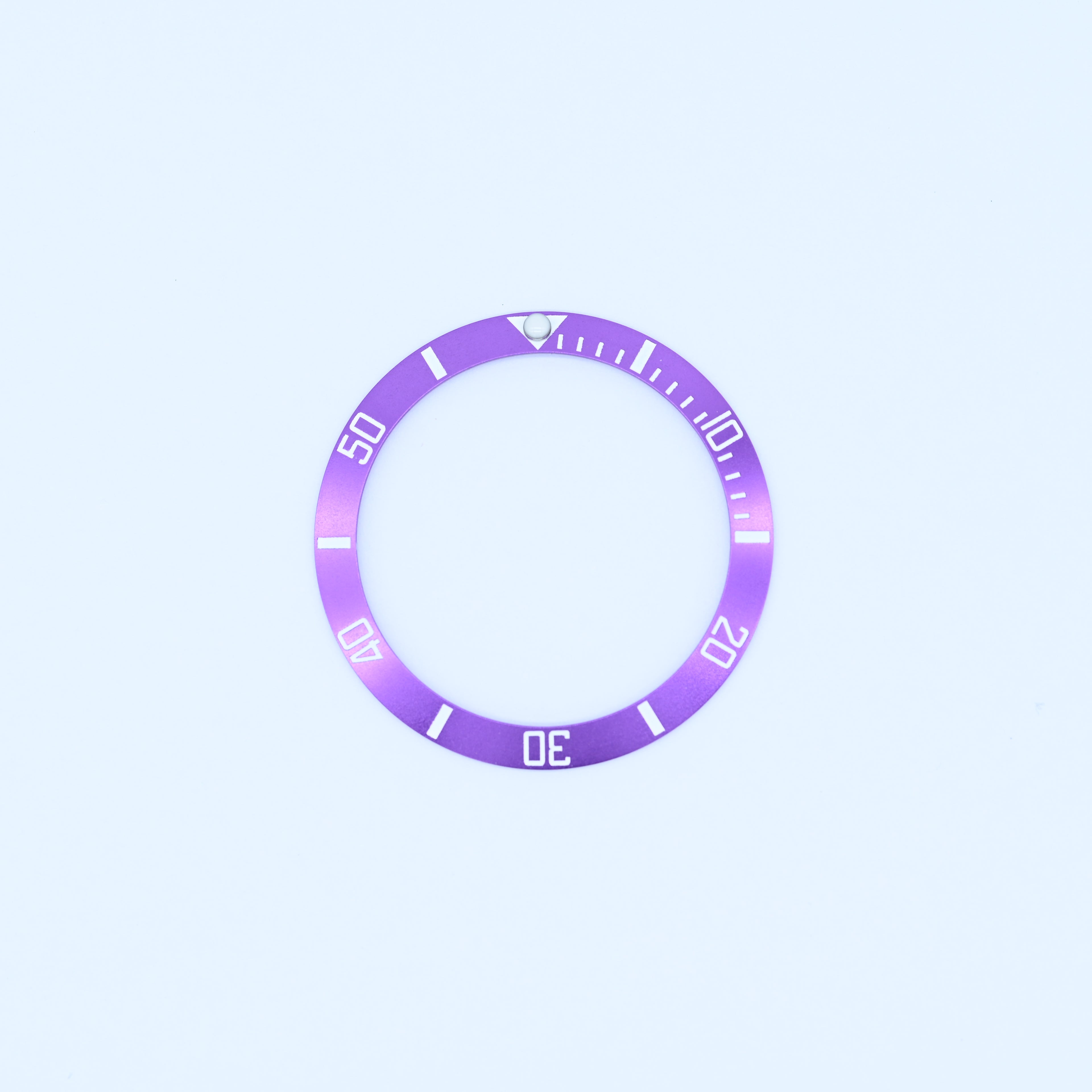 BZI006PU 38mm Metallic Purple Sub Style Sloped Aluminium Insert
