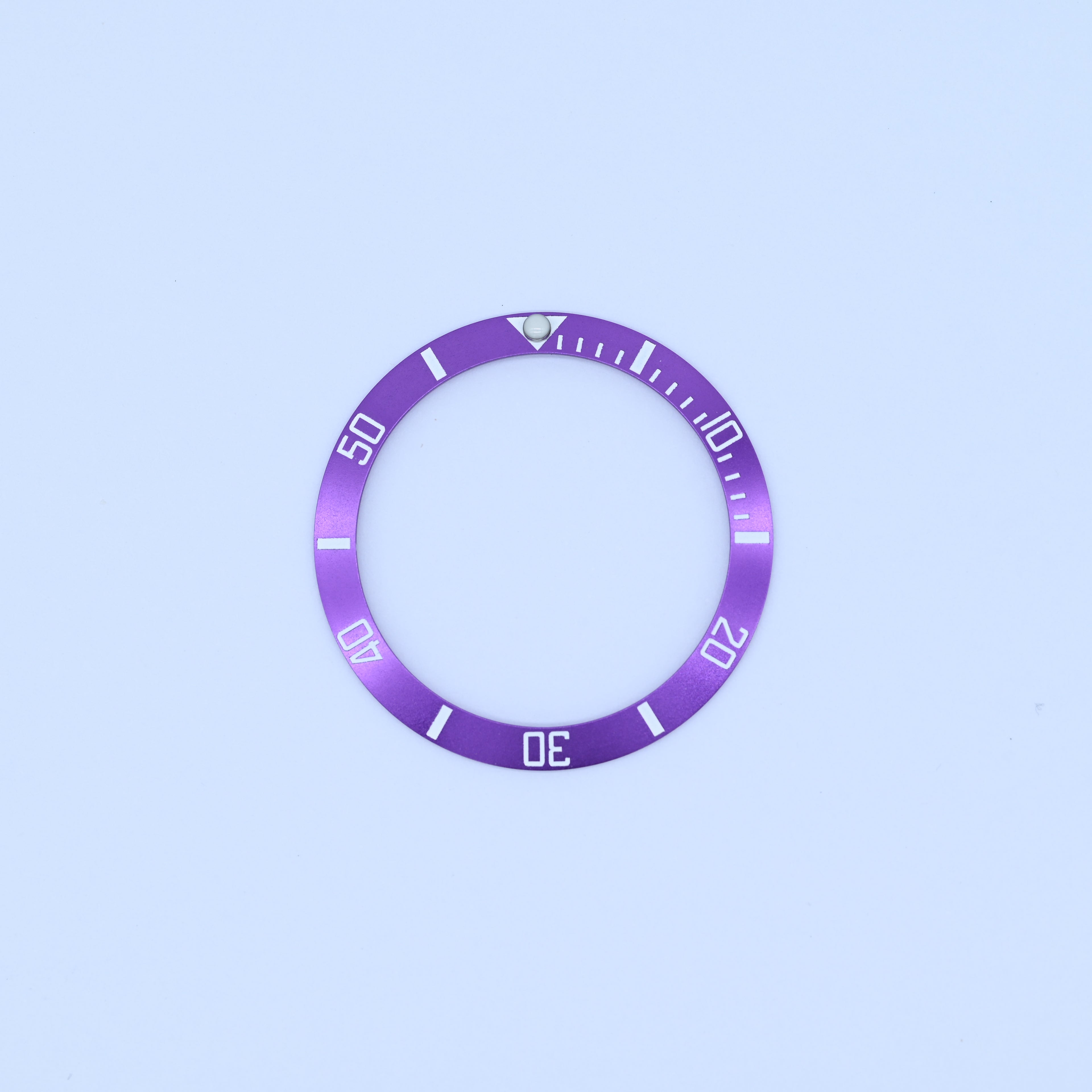 BZI006PU 38mm Metallic Purple Sub Style Sloped Aluminium Insert