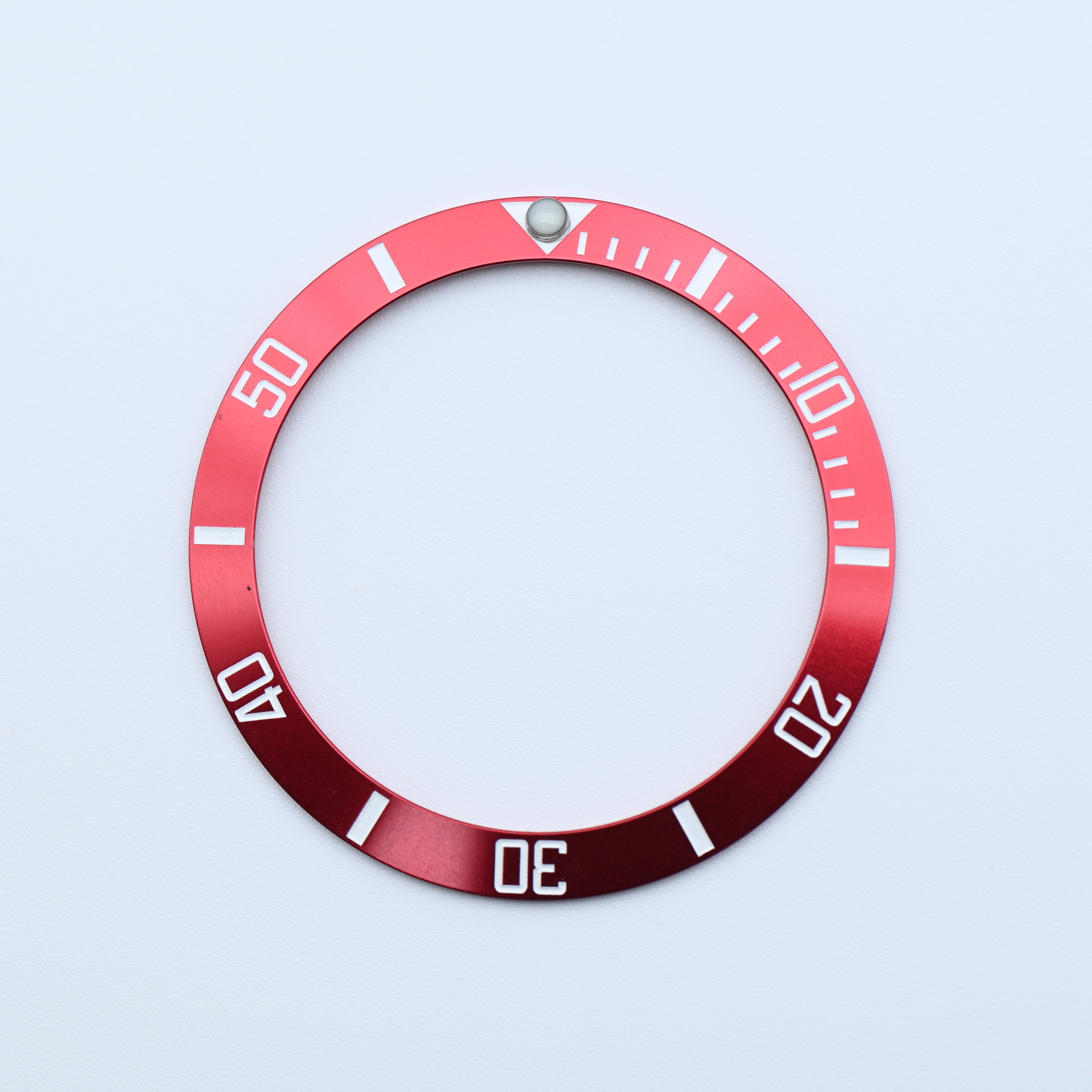 BZI006RD 38mm Red Sub Style Sloped Aluminium Insert