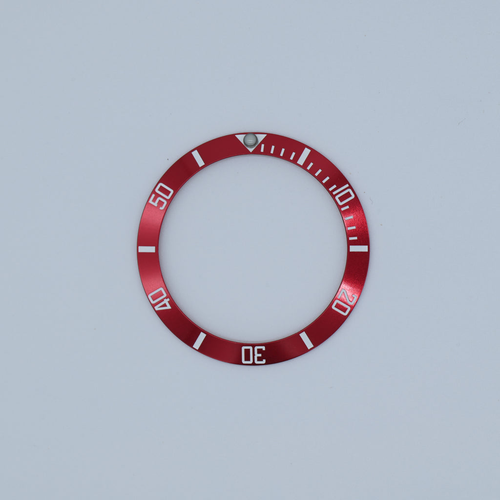 BZI006RD 38mm Red Sub Style Sloped Aluminium Insert