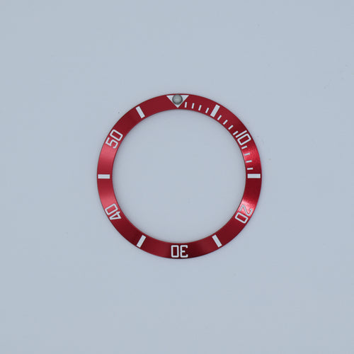 BZI006RD 38mm Red Sub Style Sloped Aluminium Insert