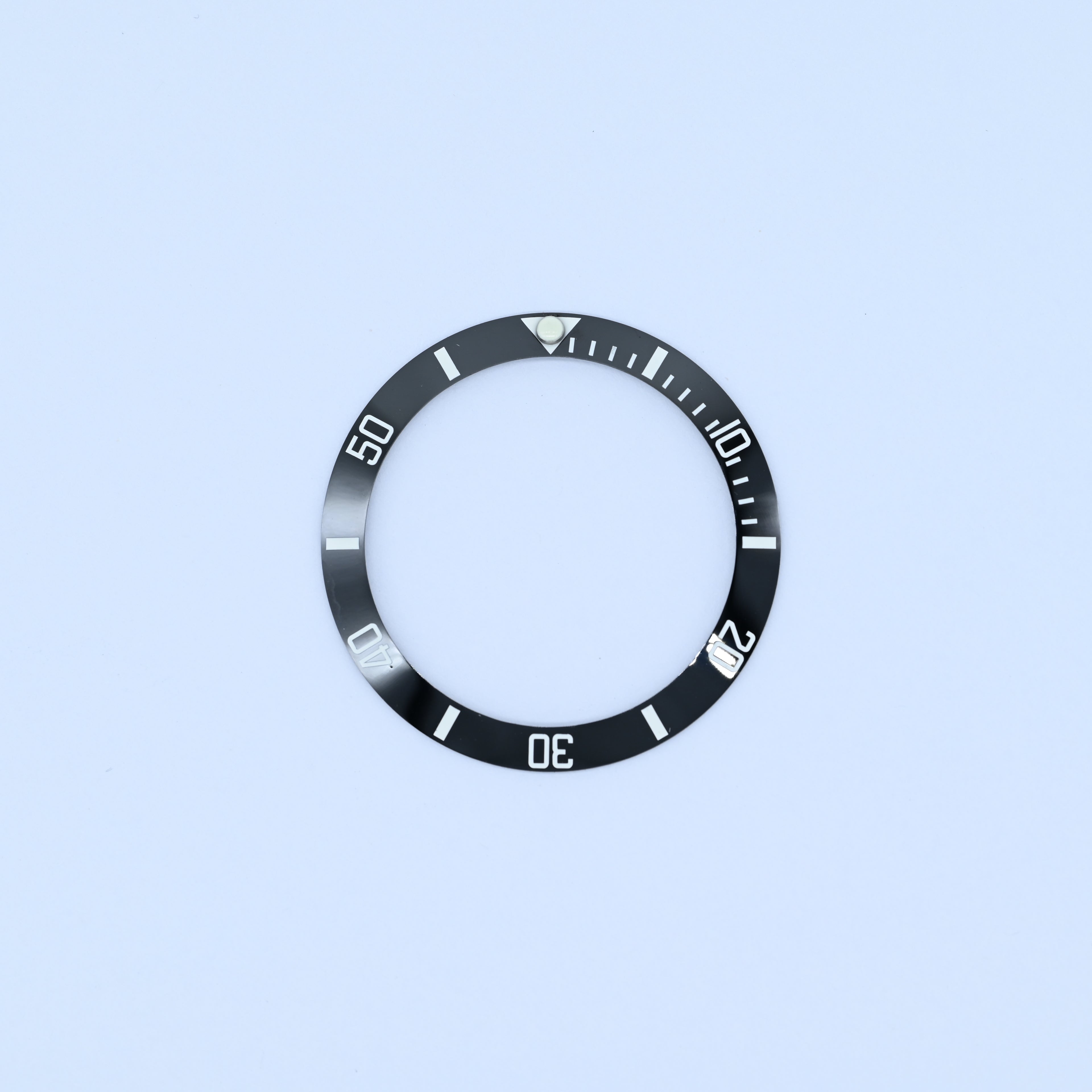 BZI007 38mm Sub Style Lumed Ceramic Insert - Black