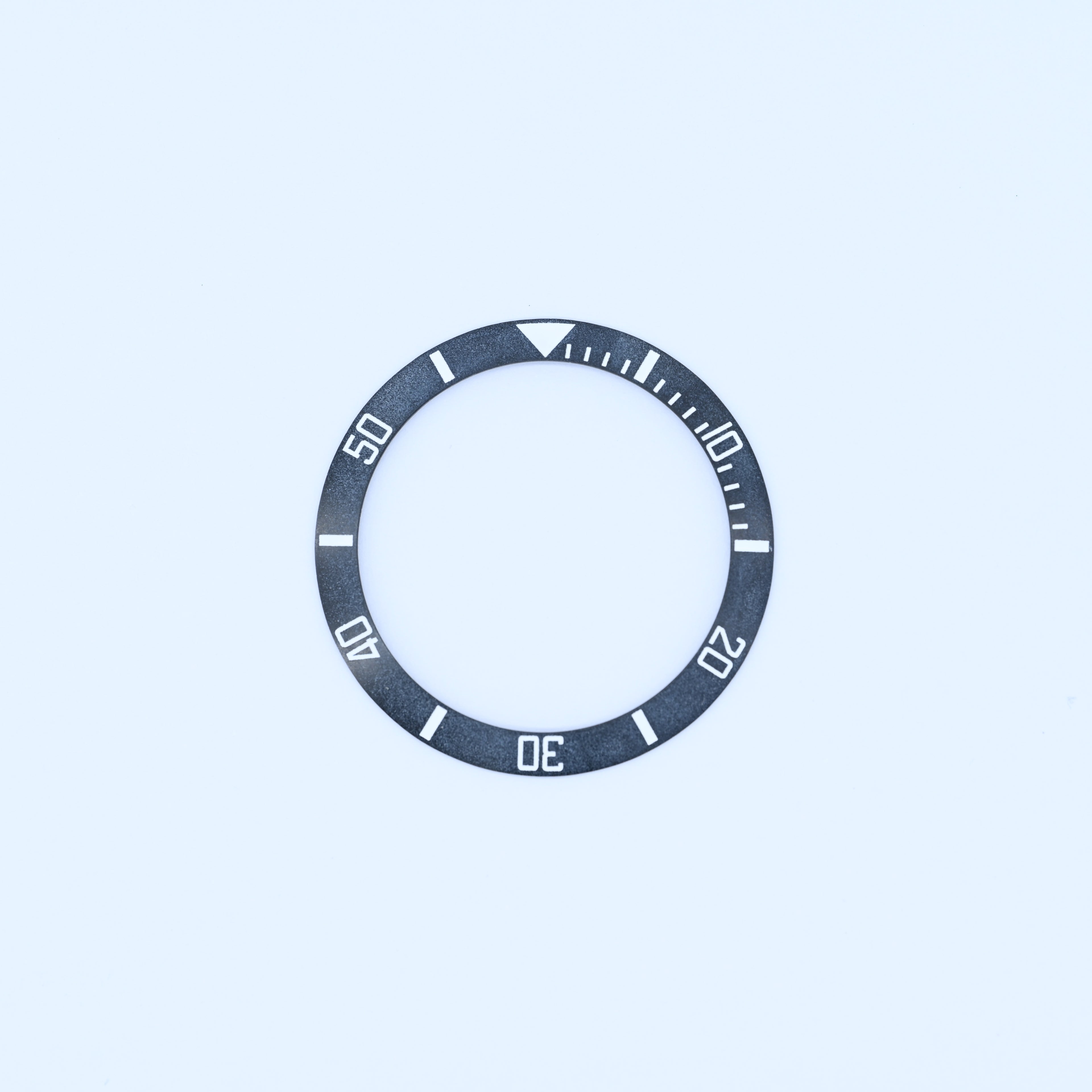 BZI008AGMTGY 38mm Aged Matte Grey SUB Style Sloped Ceramic Insert