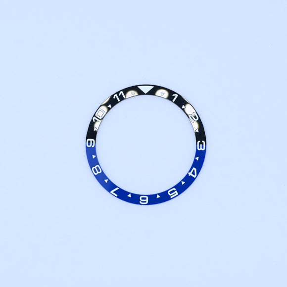 BZI017BAT 38mm Blue and Black with White Text 