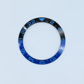 BZI019BATBL 38mm Batman with Blue Text GMT Style Sloped Insert