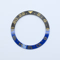 BZI019BTGD 38mm Batman with Gold Text GMT Style Sloped Insert