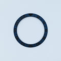 BZI019MTBL 38mm Matte Dark Blue with Black Text GMT Style Sloped Insert