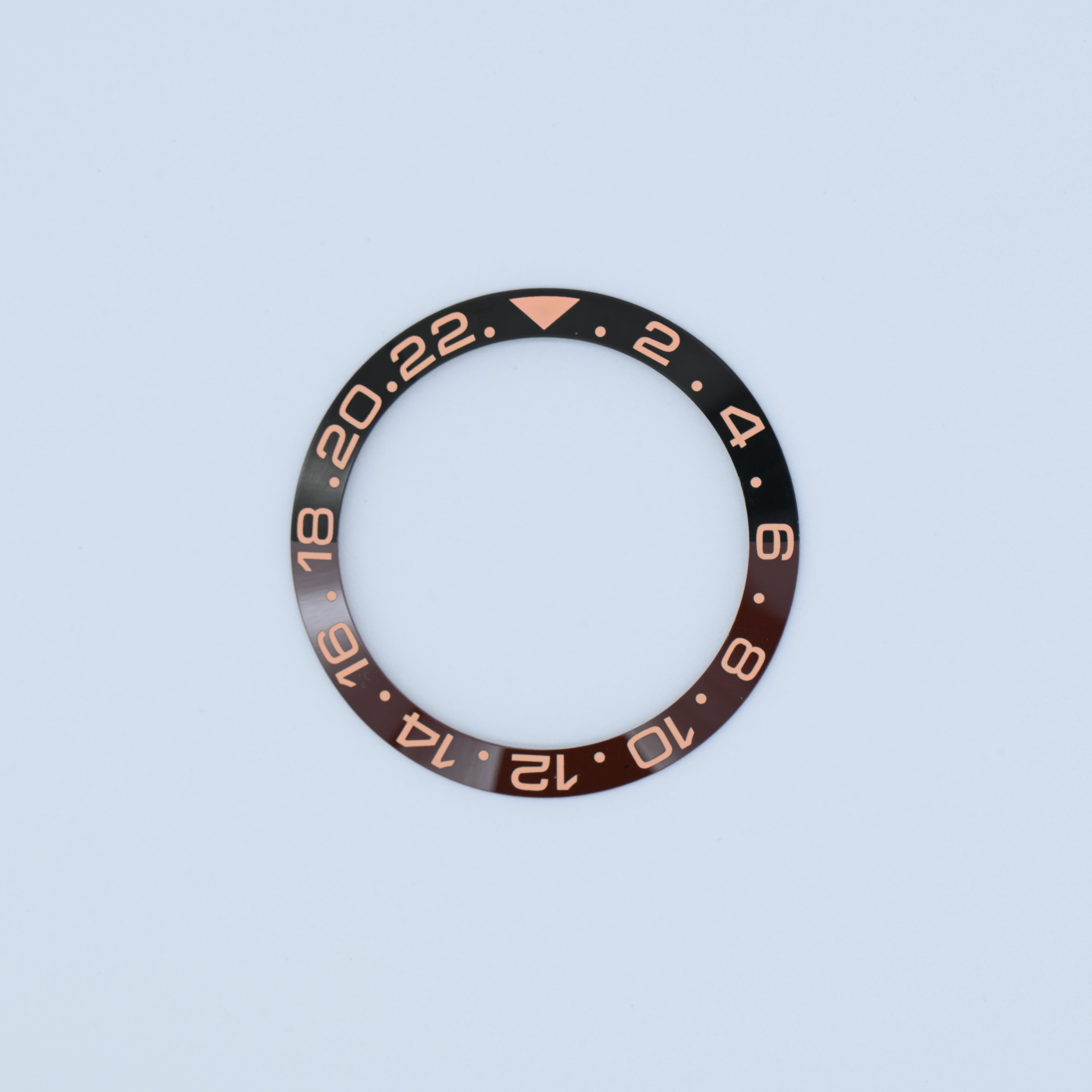 BZI019RTB 38mm "Rootbeer" GMT Style Sloped Insert