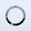 BZI039 38mm Black Sub with Red and Green Text Sloped Ceramic Insert
