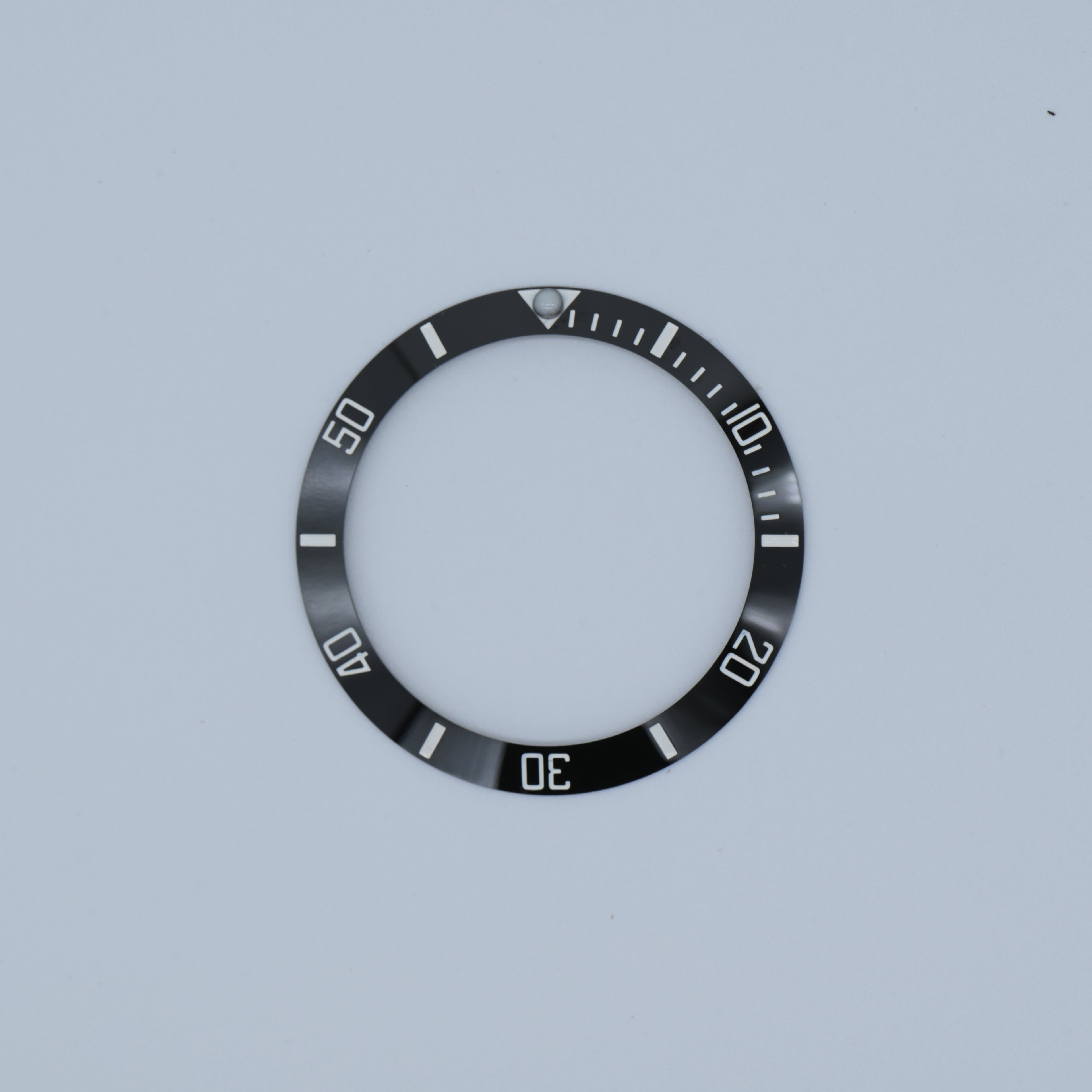 BZI045 38mm Classic Sub Style Black Sloped Ceramic Insert