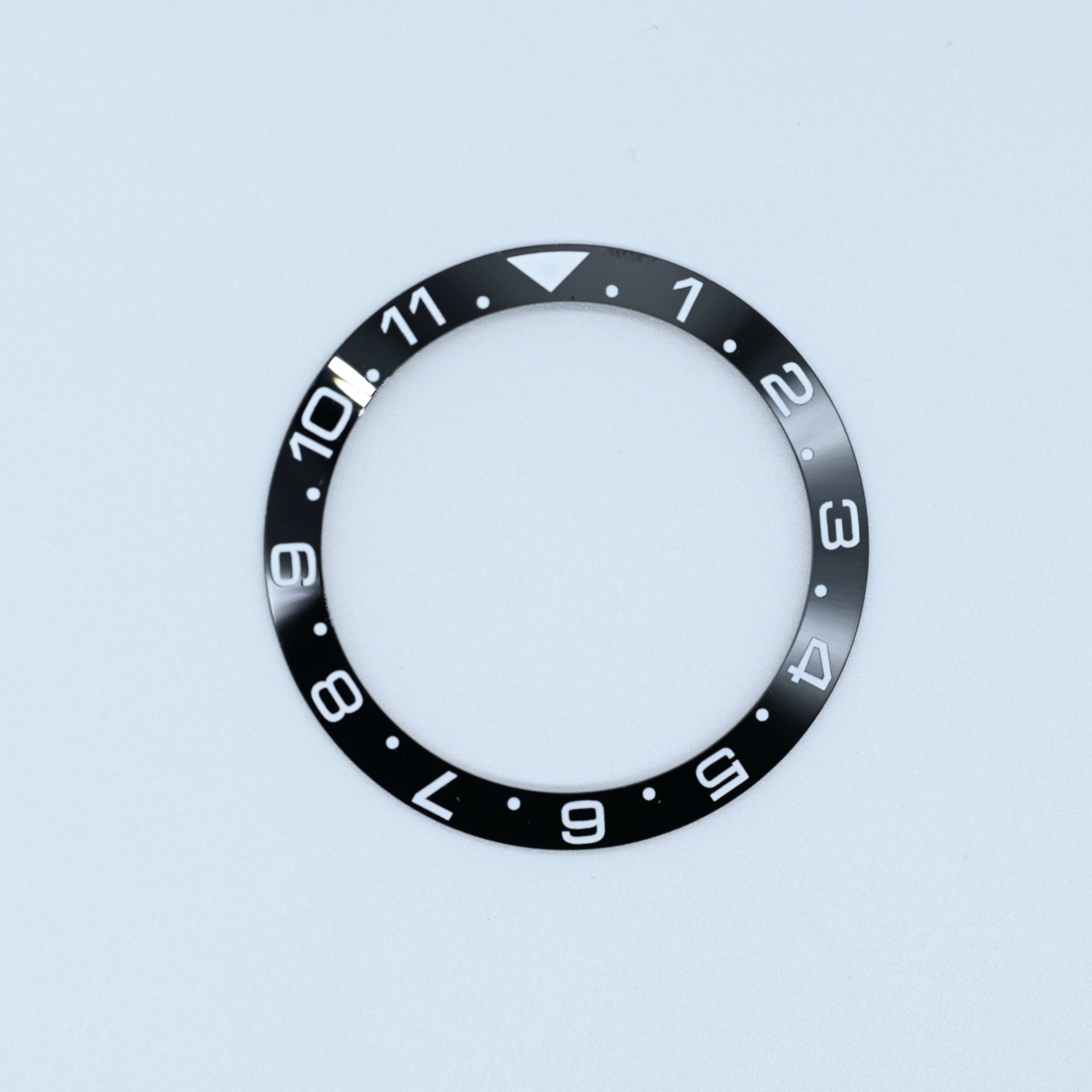 BZI062 38mm Black Dual-Time Sloped Ceramic Insert