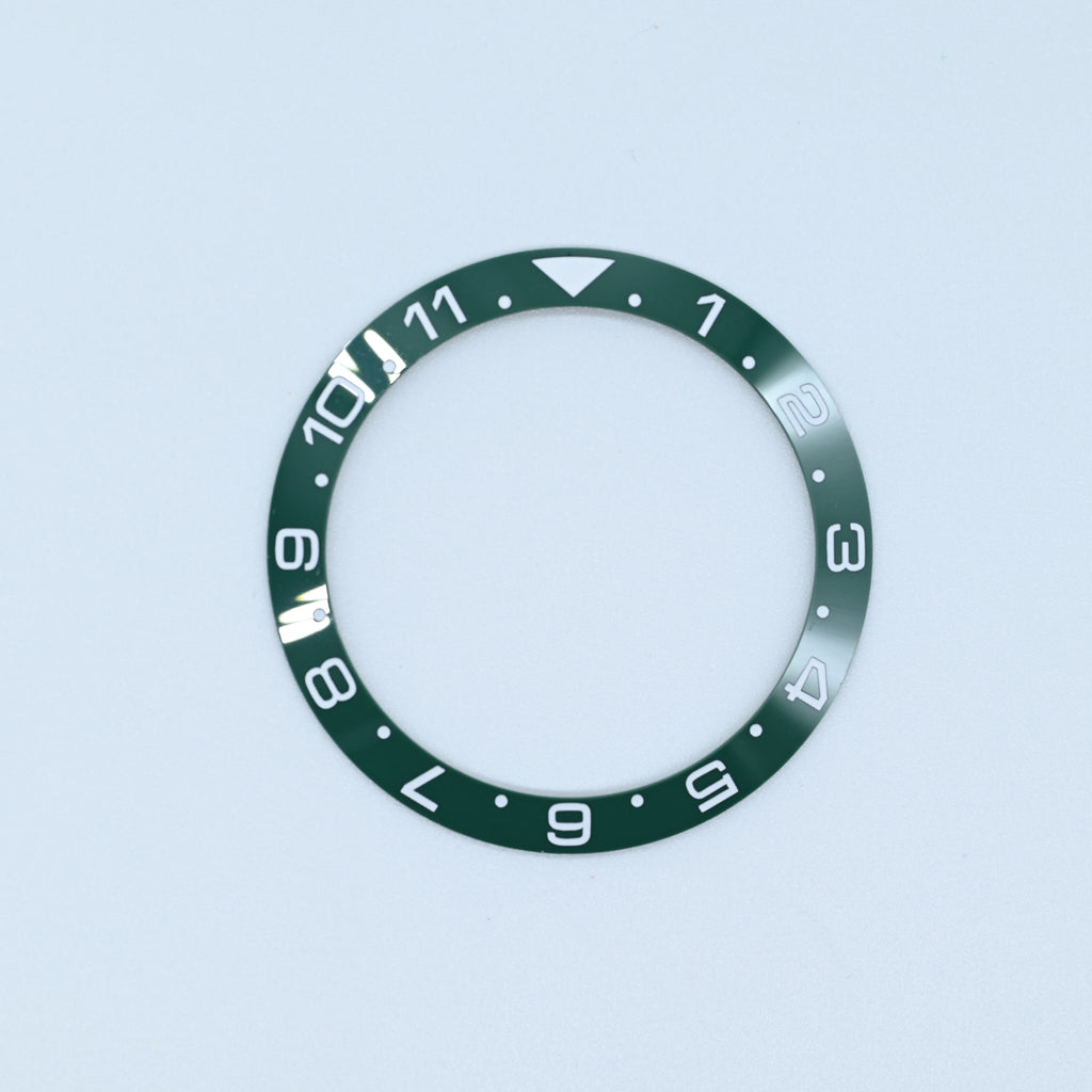 BZI065 38mm Green Dual-Time Sloped Ceramic Insert