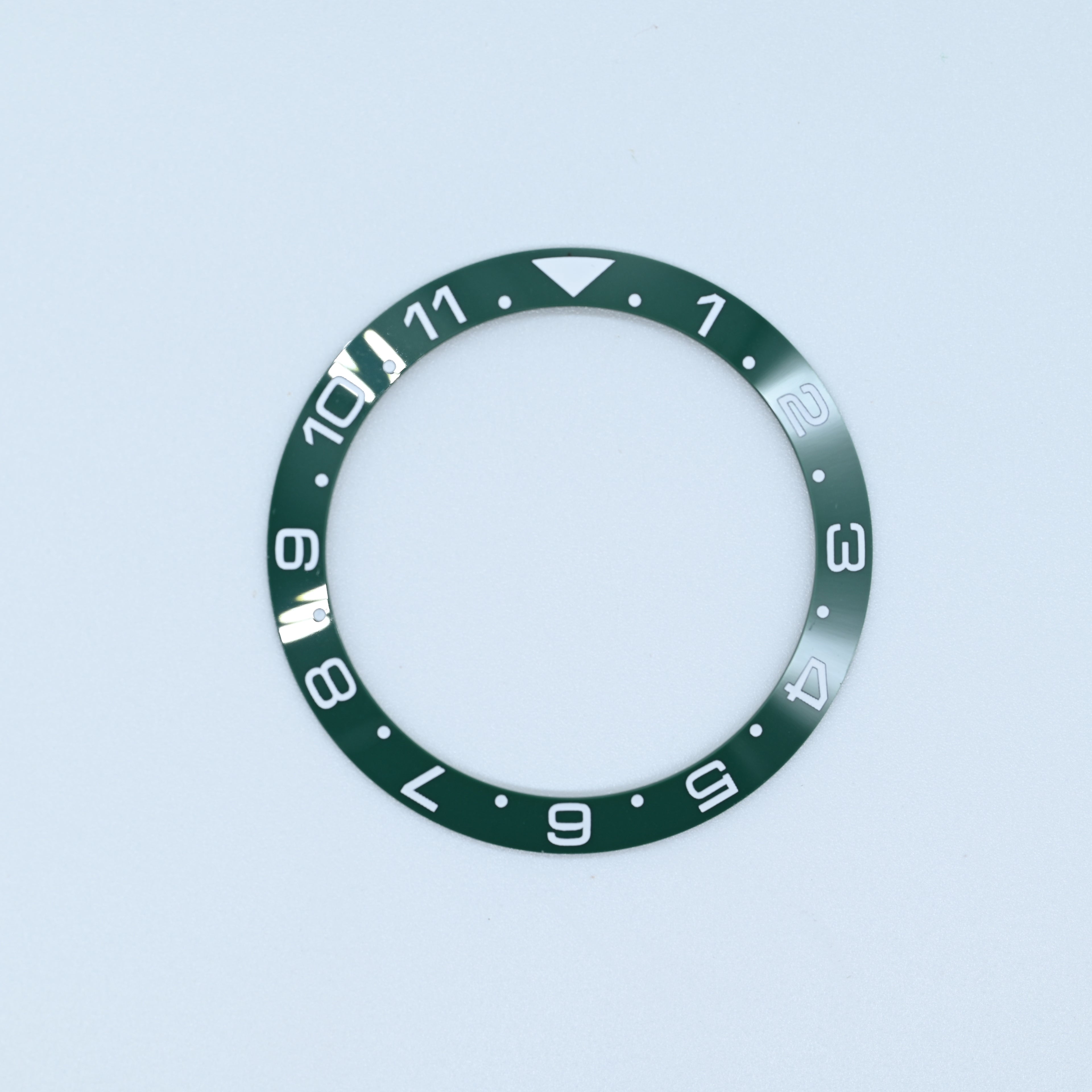 BZI065 38mm Green Dual-Time Sloped Ceramic Insert